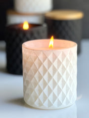 Black & White Penny Candle