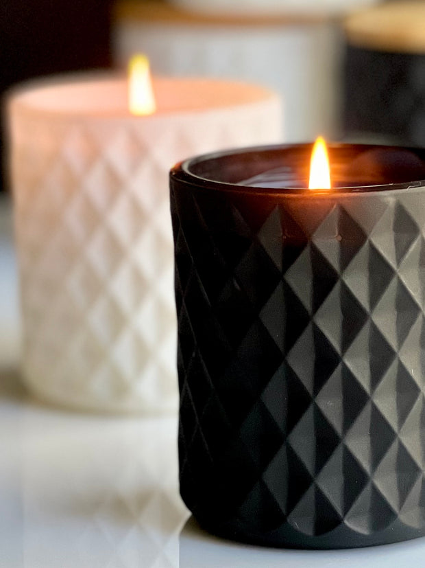 Black & White Penny Candle