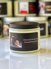 Downward Facing Dog (Upward Facing Butt) Candle